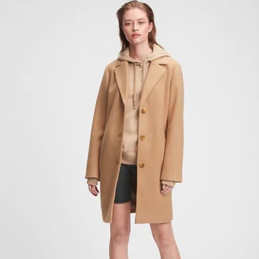 NWT Camel Wool Coat
